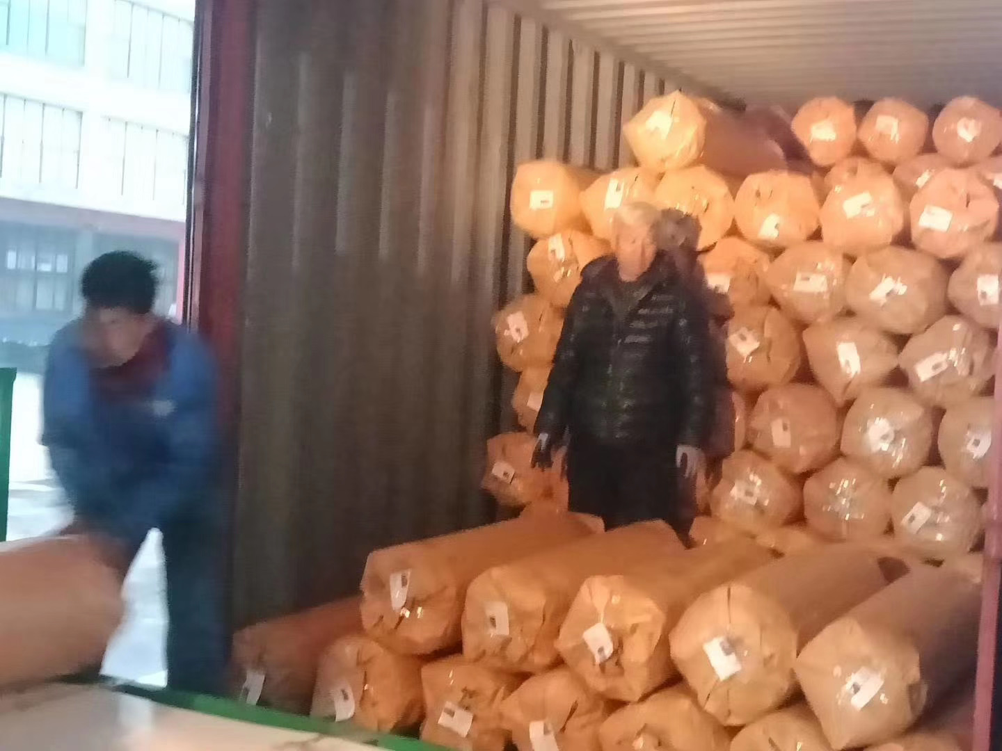 床墊裝集裝箱